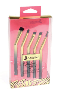 Set de 5 pinceaux maquillage a sourcils Nascita Professional | Produits cosmétique | Pinceaux maquillage